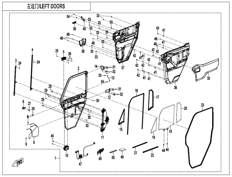 F80-4 Left Doors